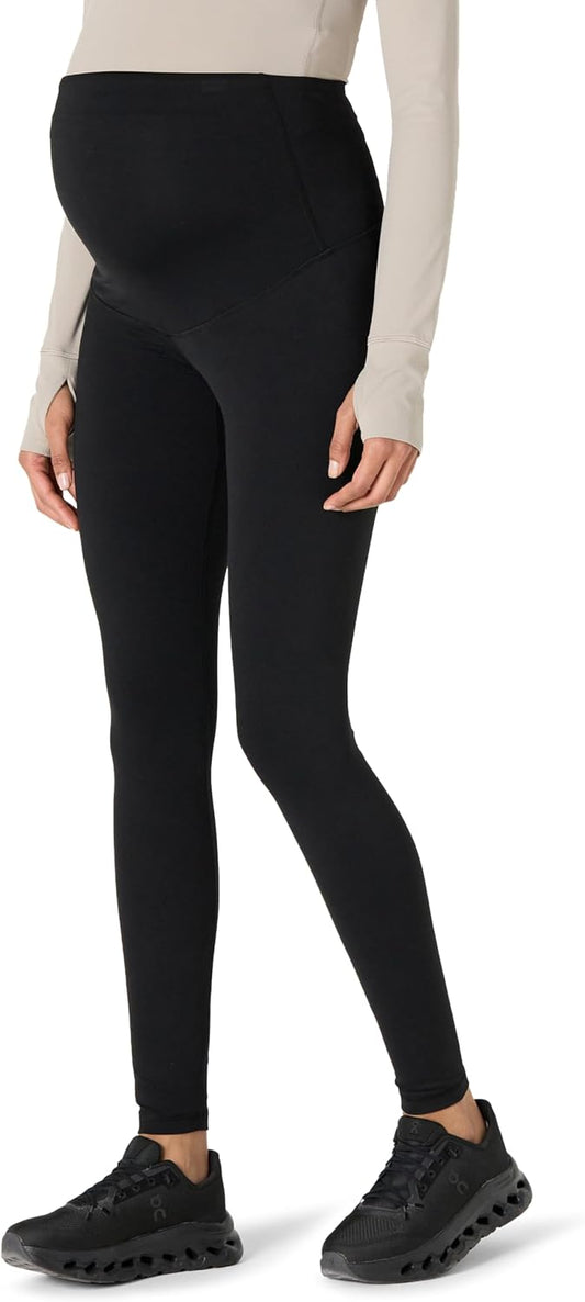 Amazon Essentials Women's Active FormFlex Buttery Soft Maternity Over the Belly Full Length Yoga Workout Pregnancy Leggings