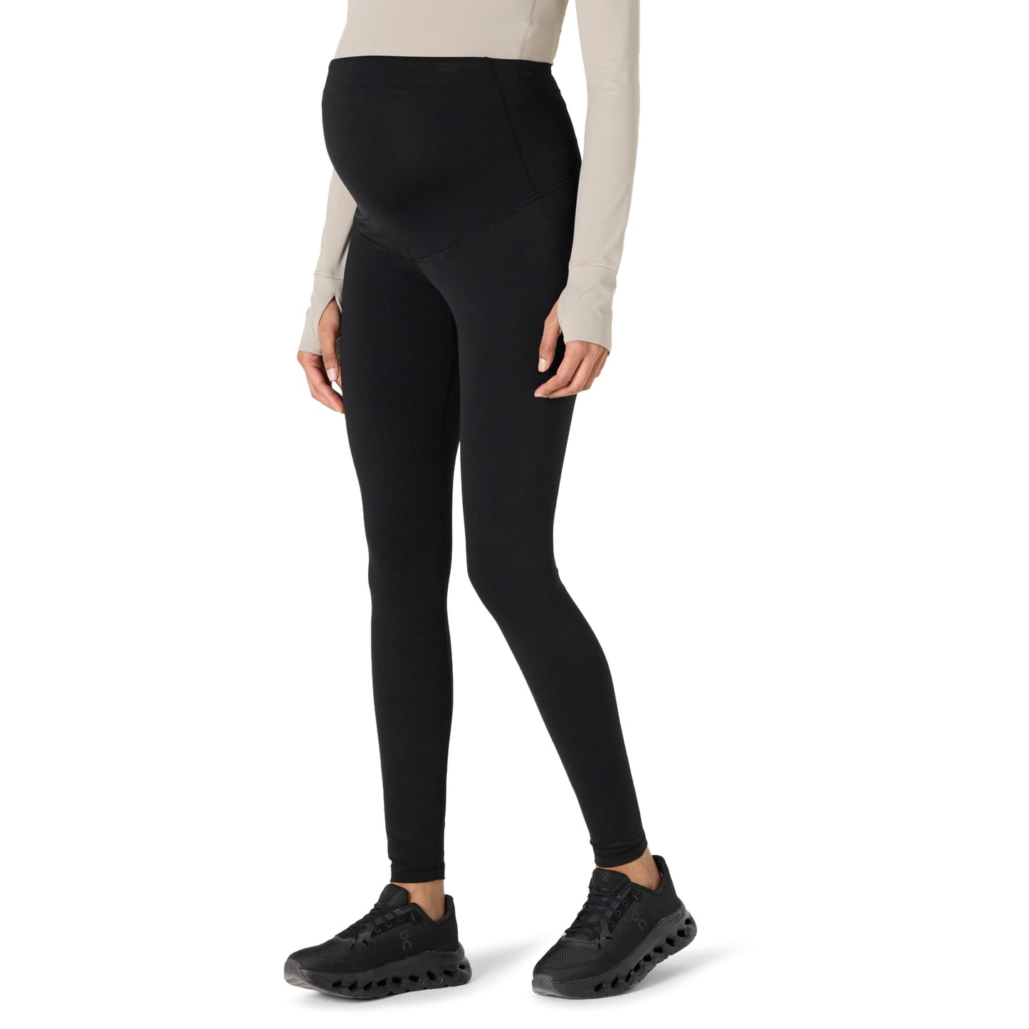 Amazon Essentials Women's Active FormFlex Buttery Soft Maternity Over the Belly Full Length Yoga Workout Pregnancy Leggings