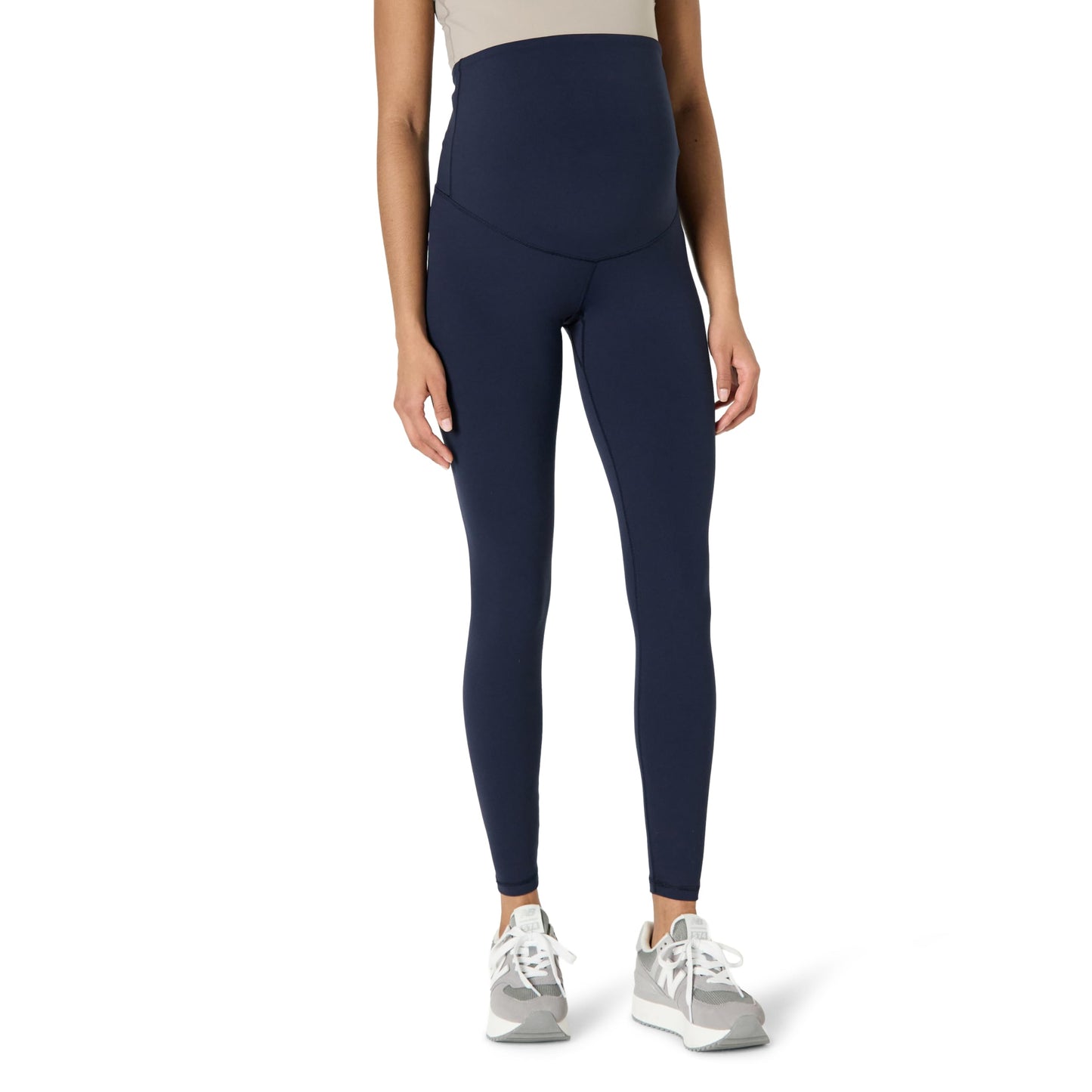 Amazon Essentials Women's Active FormFlex Buttery Soft Maternity Over the Belly Full Length Yoga Workout Pregnancy Leggings