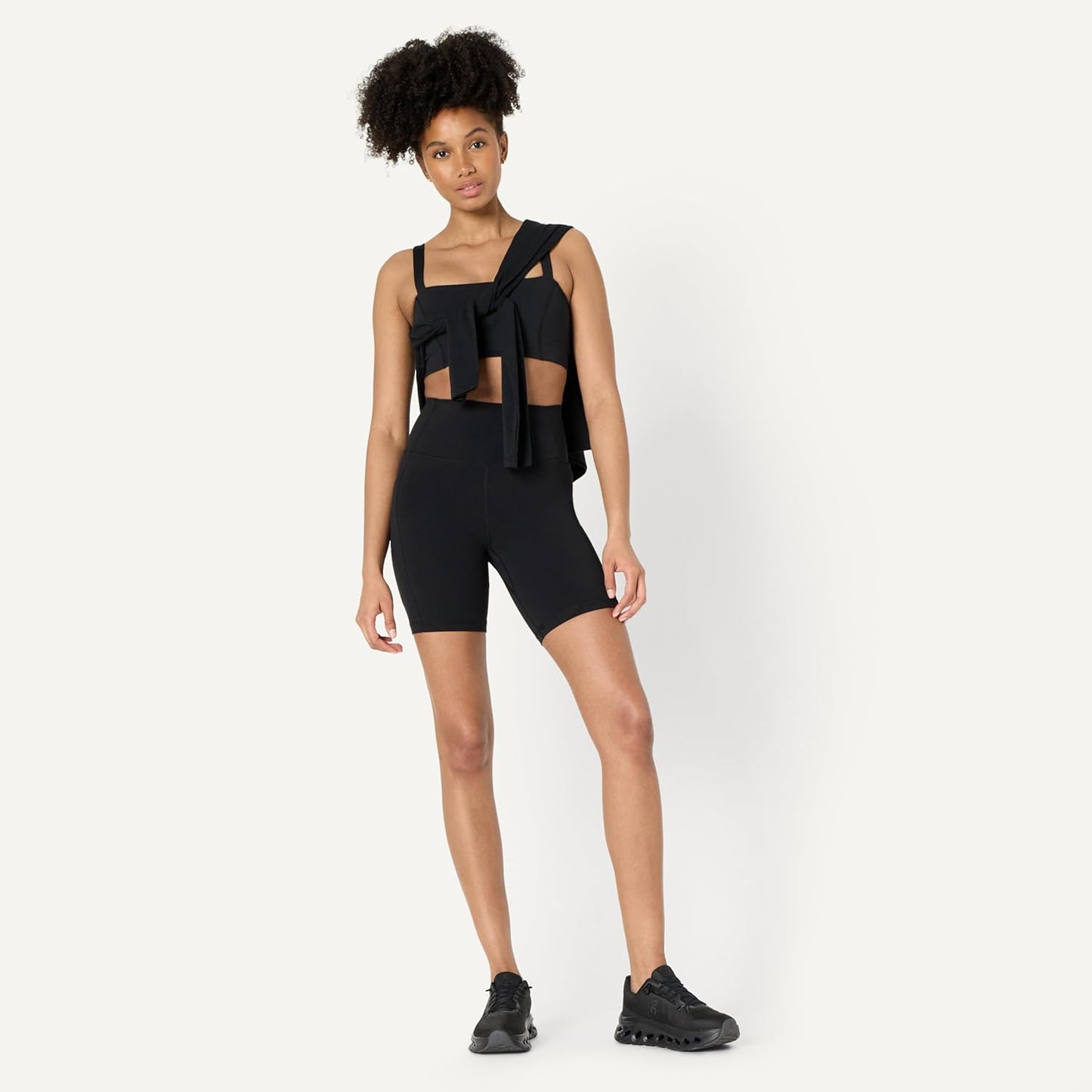 Amazon Essentials Women's Active FormFlex Buttery Soft High Waist Biker Shorts