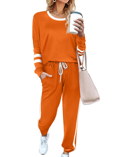 Sweatsuit for Women 2 Piece Outfits for Womens Crewneck Sweatshirts Pullover