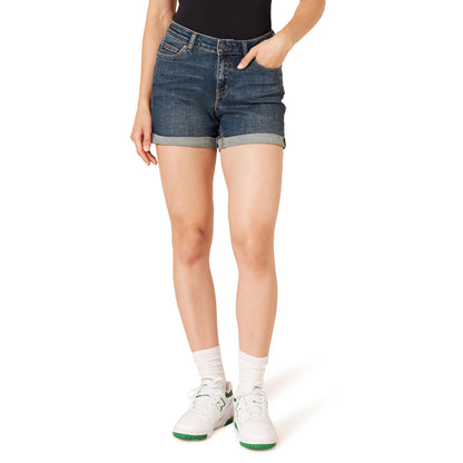 Amazon Essentials Women's Mid-Rise Slim Fit 4" Shorts