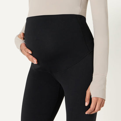 Amazon Essentials Women's Active FormFlex Buttery Soft Maternity Over the Belly Full Length Yoga Workout Pregnancy Leggings