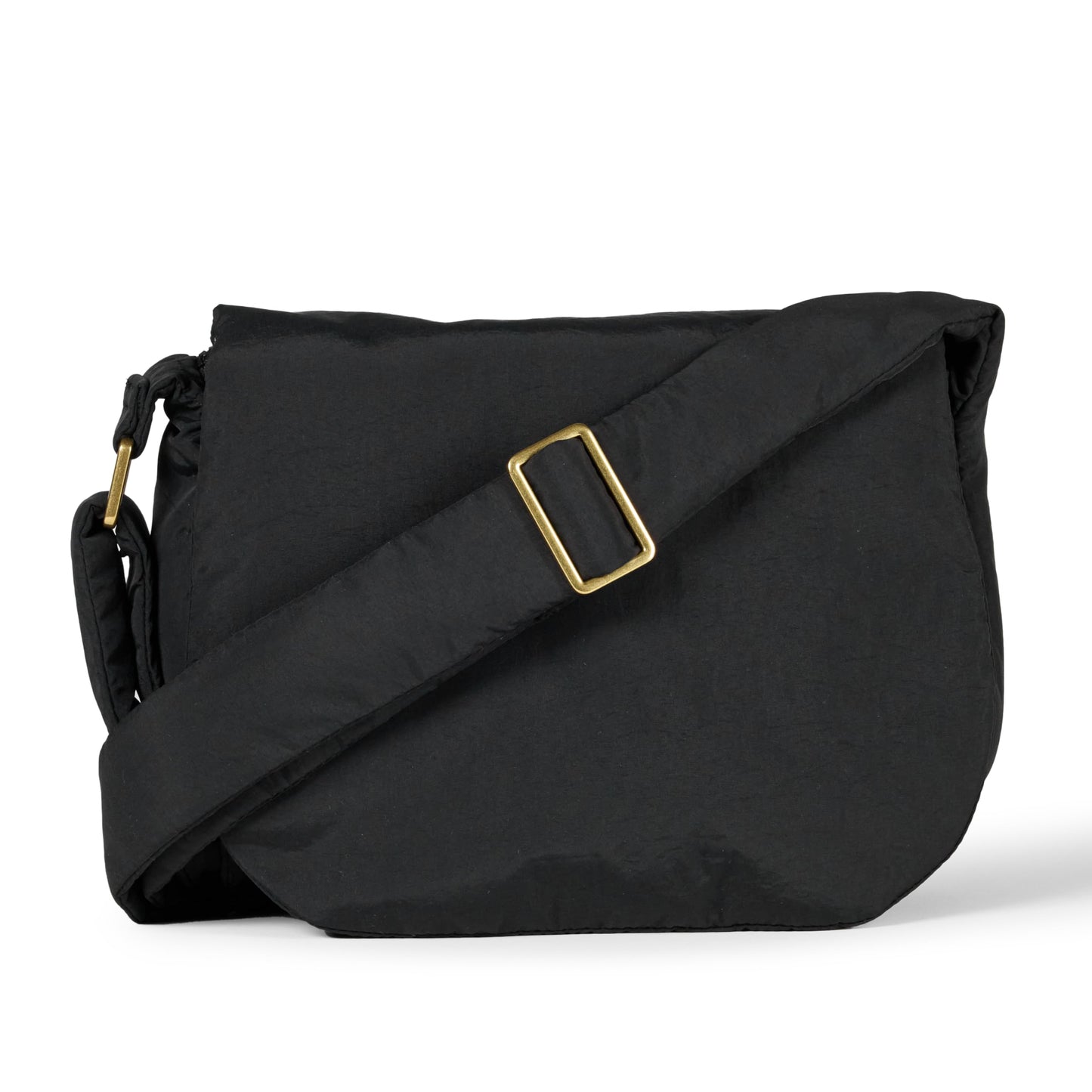 Amazon Essentials Women's Nylon Adjustable Crossbody Flap Bag