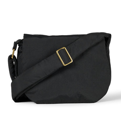 Amazon Essentials Women's Nylon Adjustable Crossbody Flap Bag