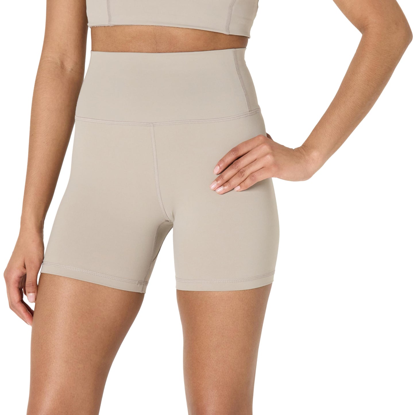 Amazon Essentials Women's Active FormFlex Buttery Soft High Waist Biker Shorts