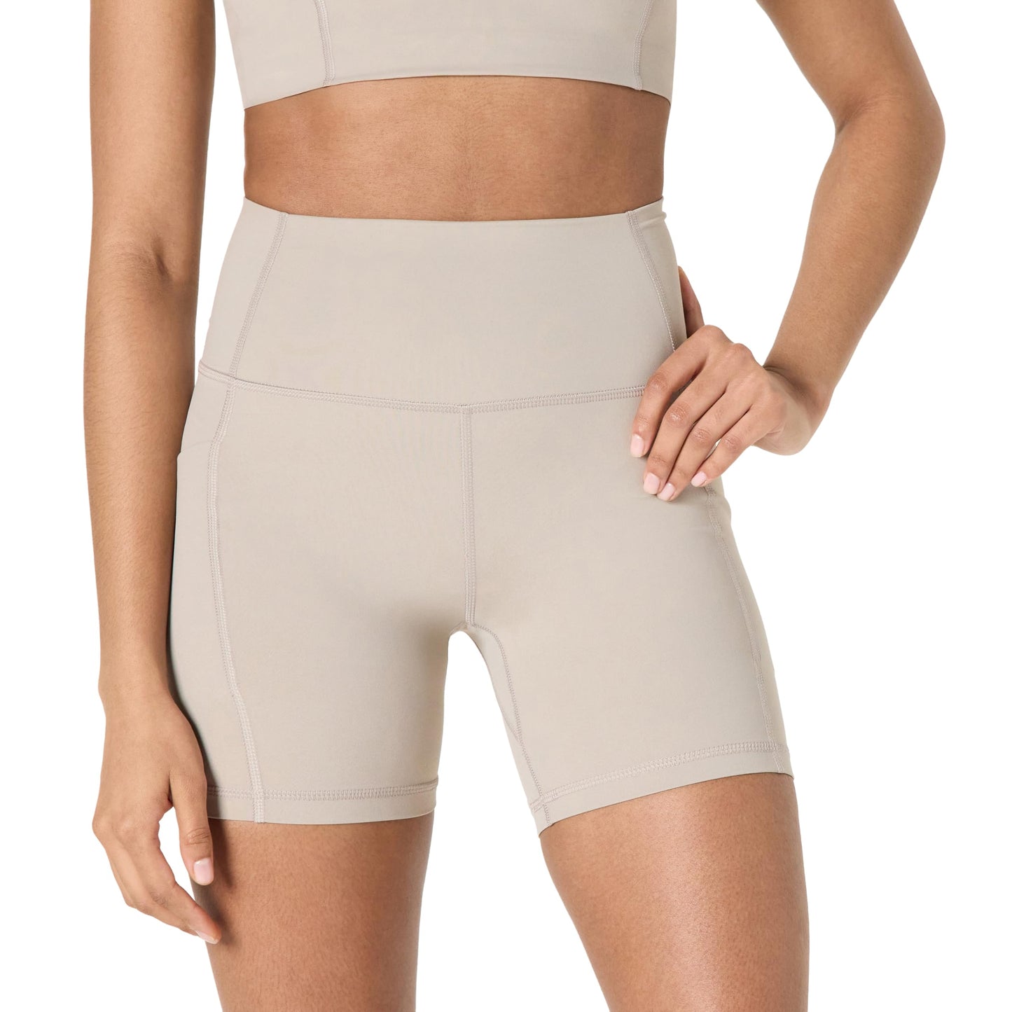 Amazon Essentials Women's Active FormFlex Buttery Soft High Waist Biker Shorts