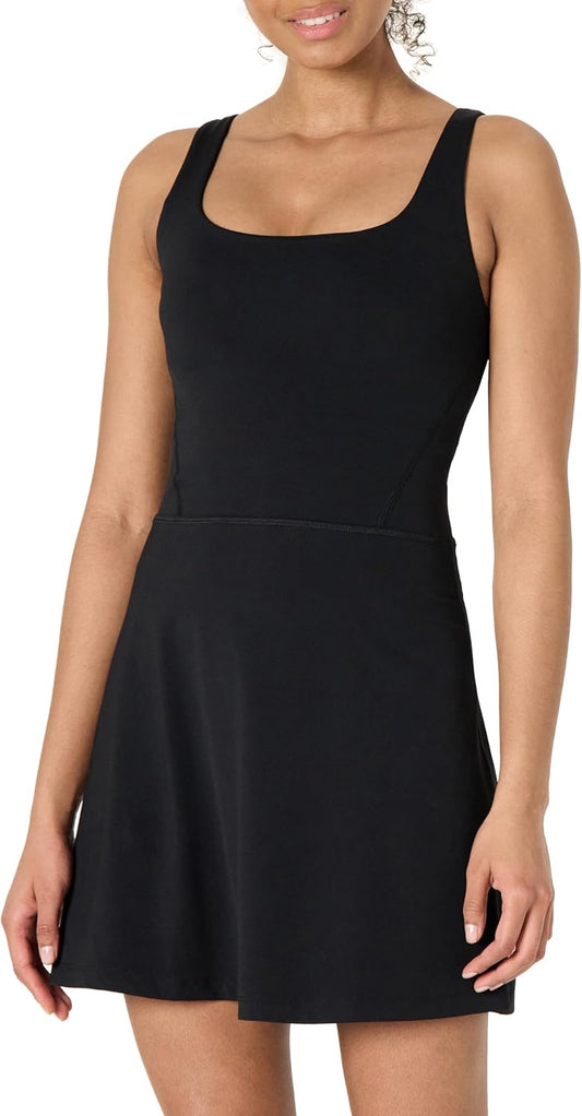 Amazon Essentials Women's Active FormFlex Buttery Soft Long Tennis Dress