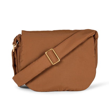 Amazon Essentials Women's Nylon Adjustable Crossbody Flap Bag