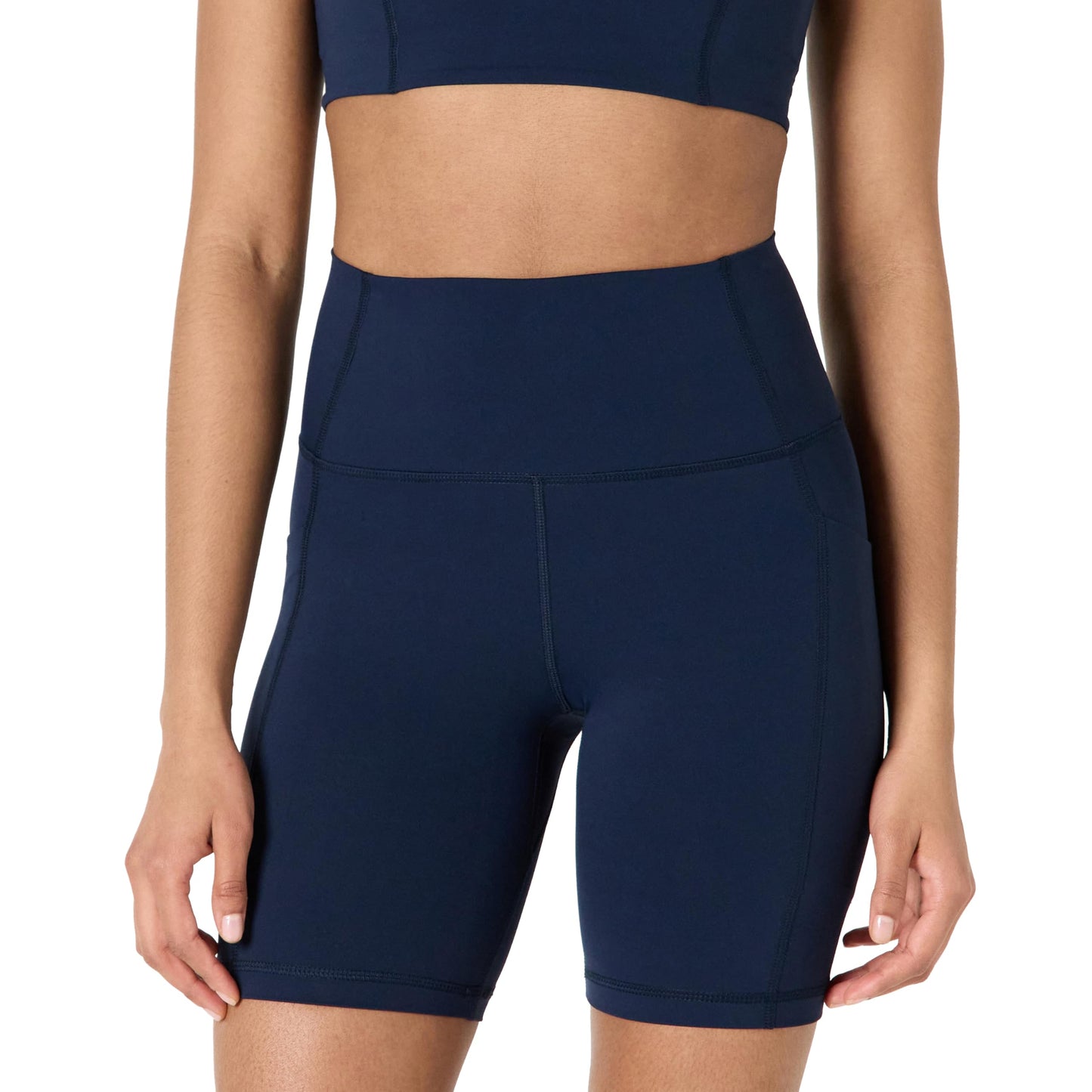 Amazon Essentials Women's Active FormFlex Buttery Soft High Waist Biker Shorts