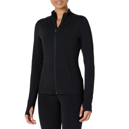 Amazon Essentials Women's Active FormFlex Buttery Soft Slim Fit Quarter Zip Long Sleeve Pullover Jacket