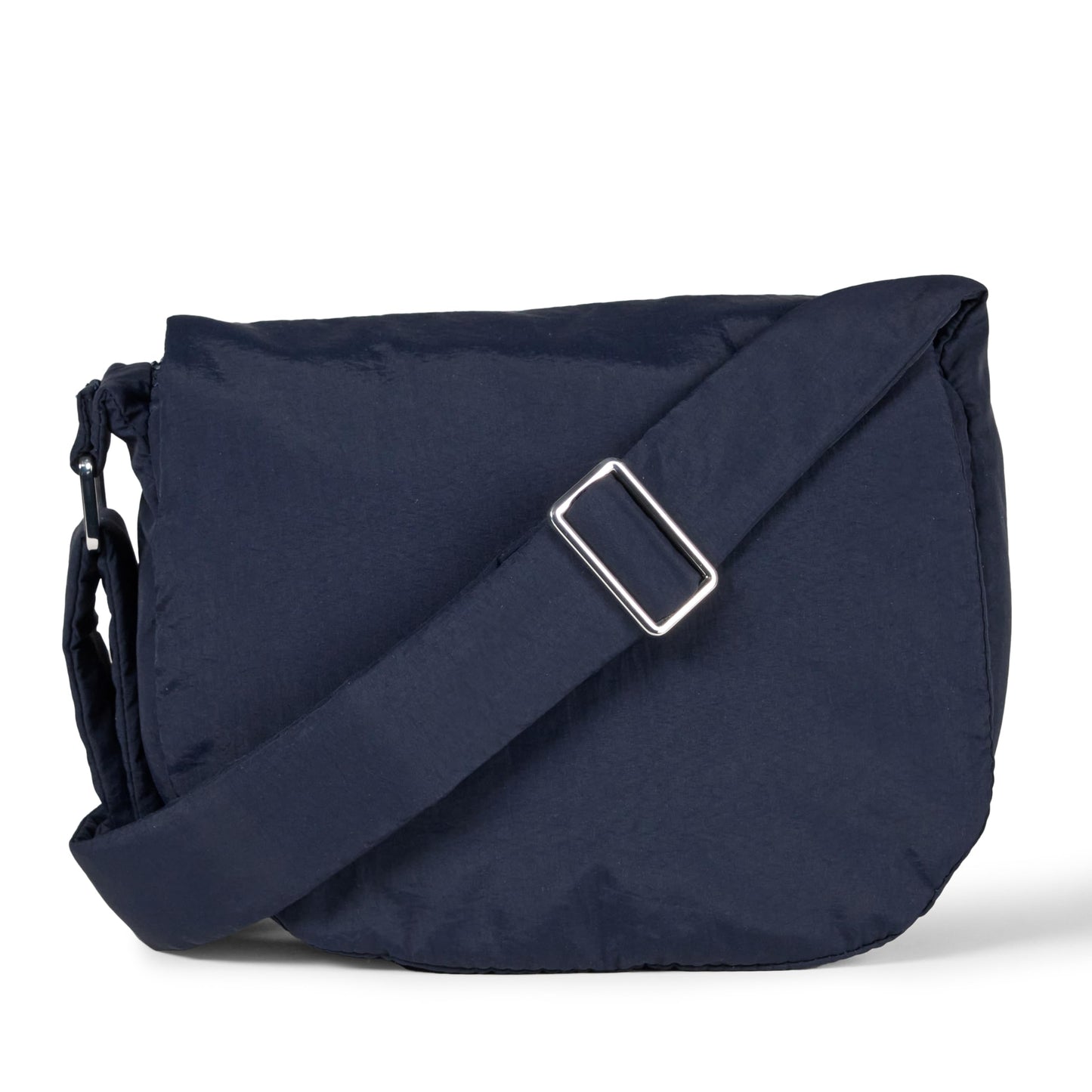 Amazon Essentials Women's Nylon Adjustable Crossbody Flap Bag