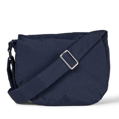 Amazon Essentials Women's Nylon Adjustable Crossbody Flap Bag