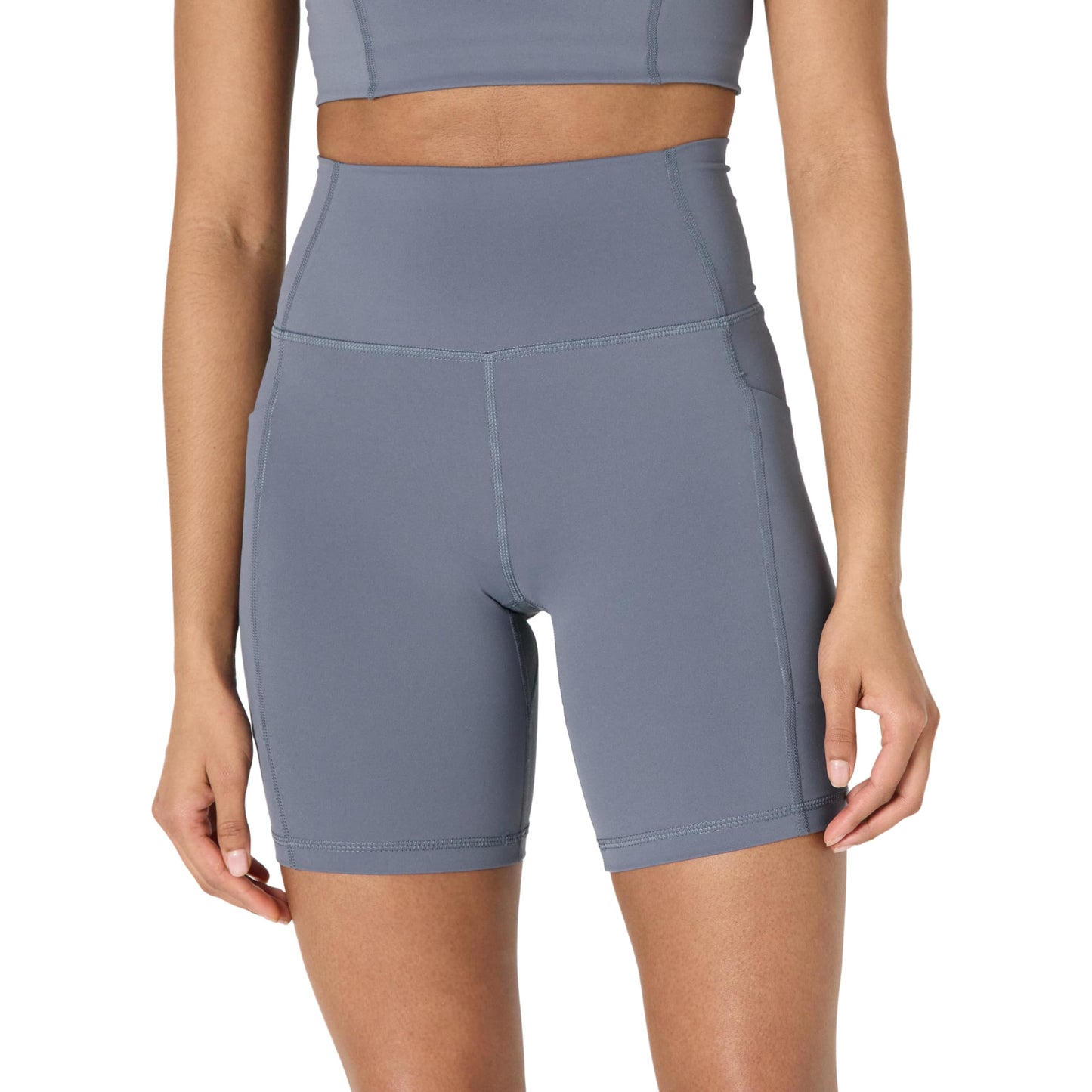 Amazon Essentials Women's Active FormFlex Buttery Soft High Waist Biker Shorts