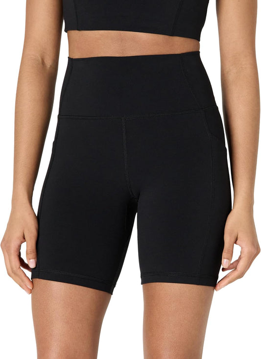 Amazon Essentials Women's Active FormFlex Buttery Soft High Waist Biker Shorts