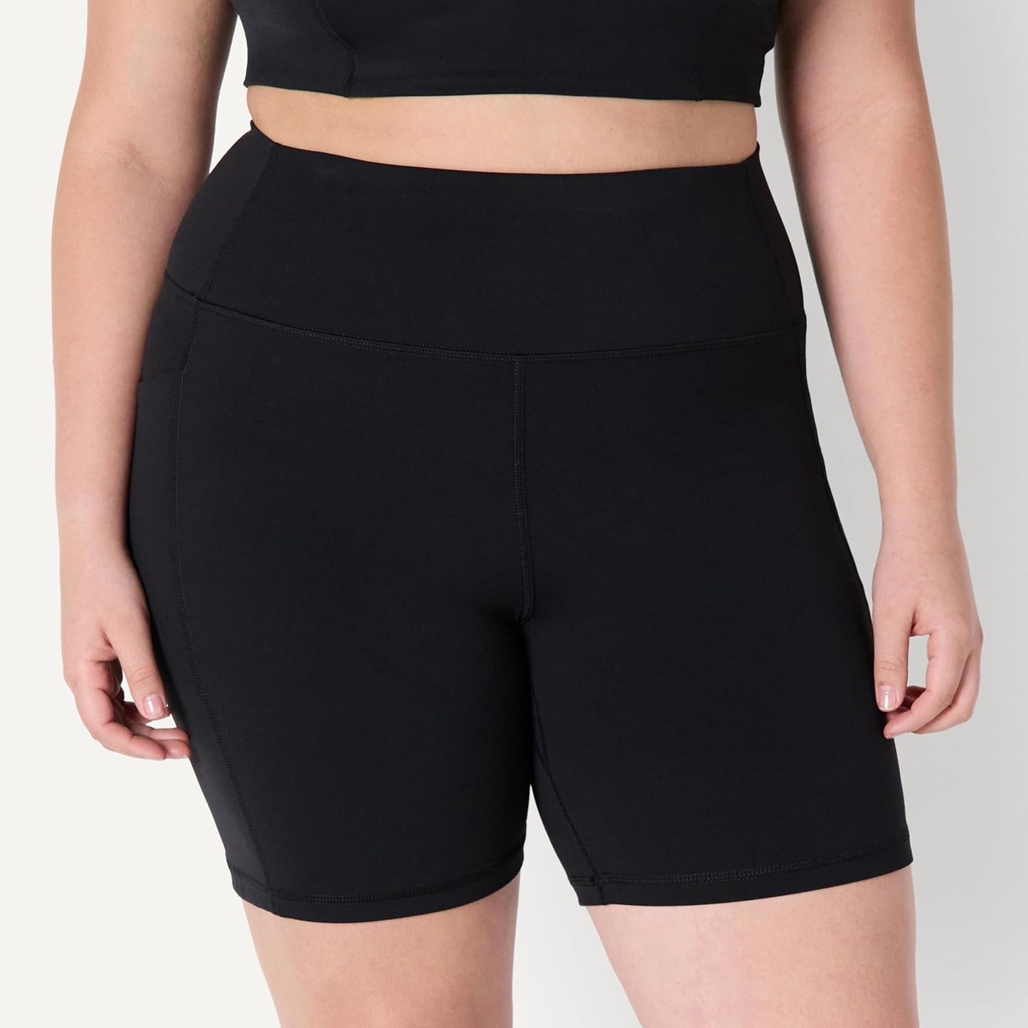 Amazon Essentials Women's Active FormFlex Buttery Soft High Waist Biker Shorts