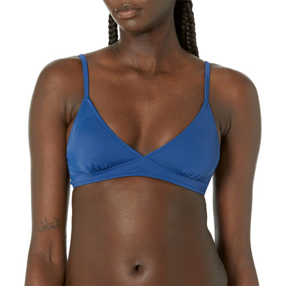 Amazon Essentials Women's Light-Support Triangle Bikini Swimsuit Top with Adjustable Straps