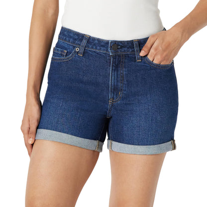 Amazon Essentials Women's Mid-Rise Slim Fit 4" Shorts