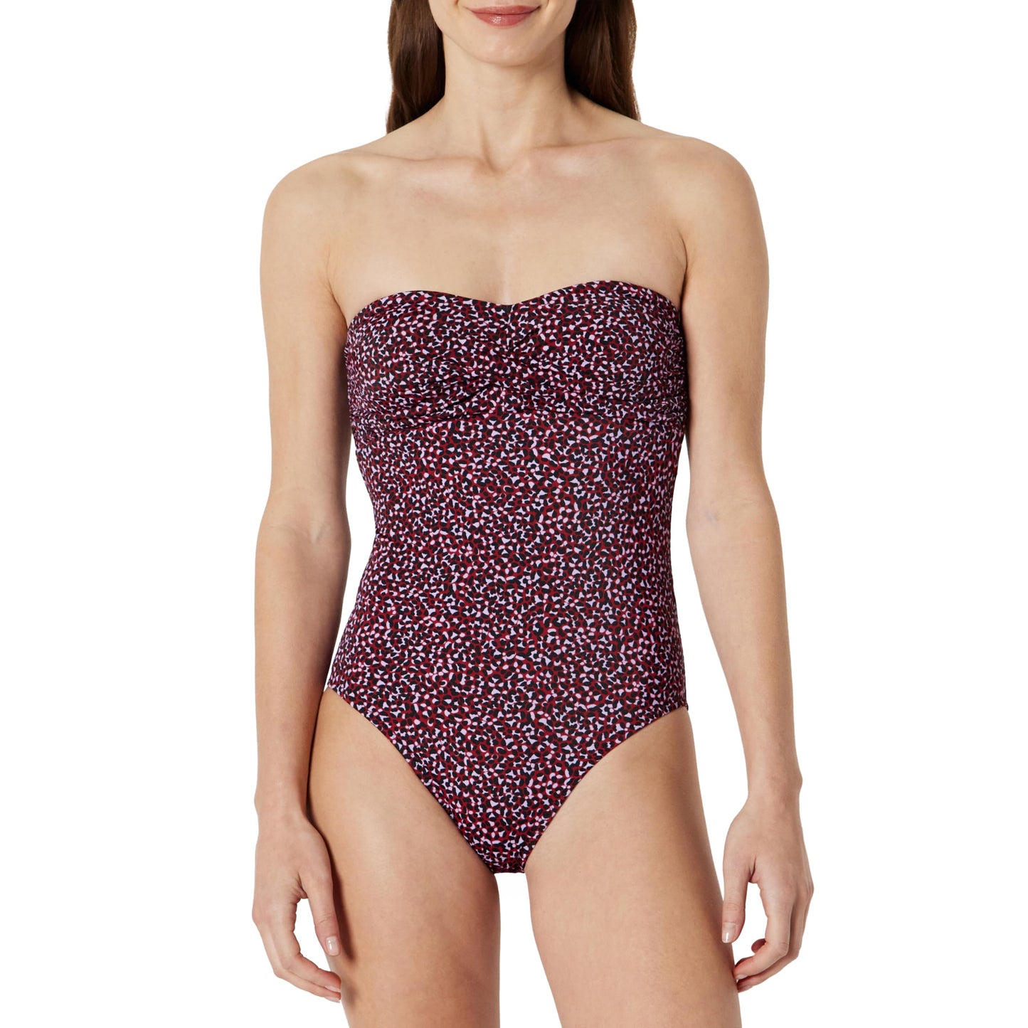 Amazon Essentials Women's Bandeau One Piece Swimsuit