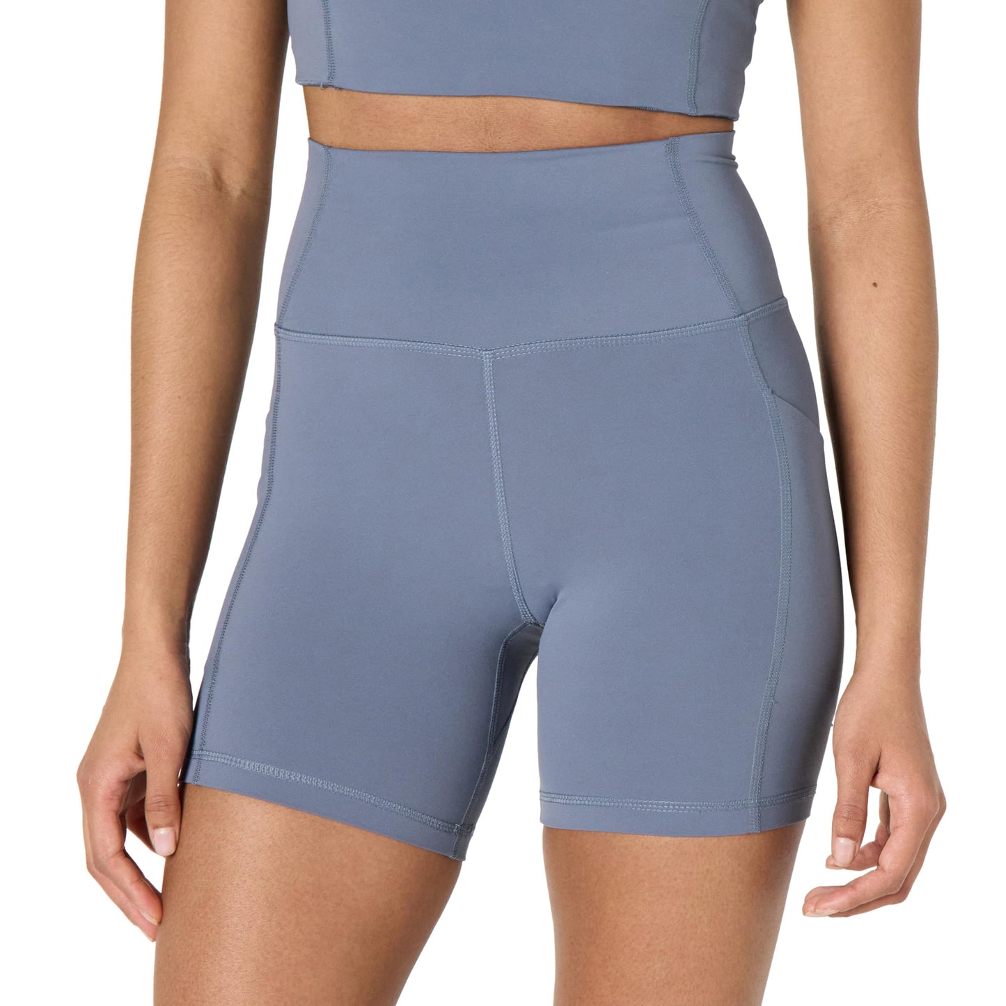 Amazon Essentials Women's Active FormFlex Buttery Soft High Waist Biker Shorts
