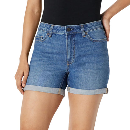 Amazon Essentials Women's Mid-Rise Slim Fit 4" Shorts