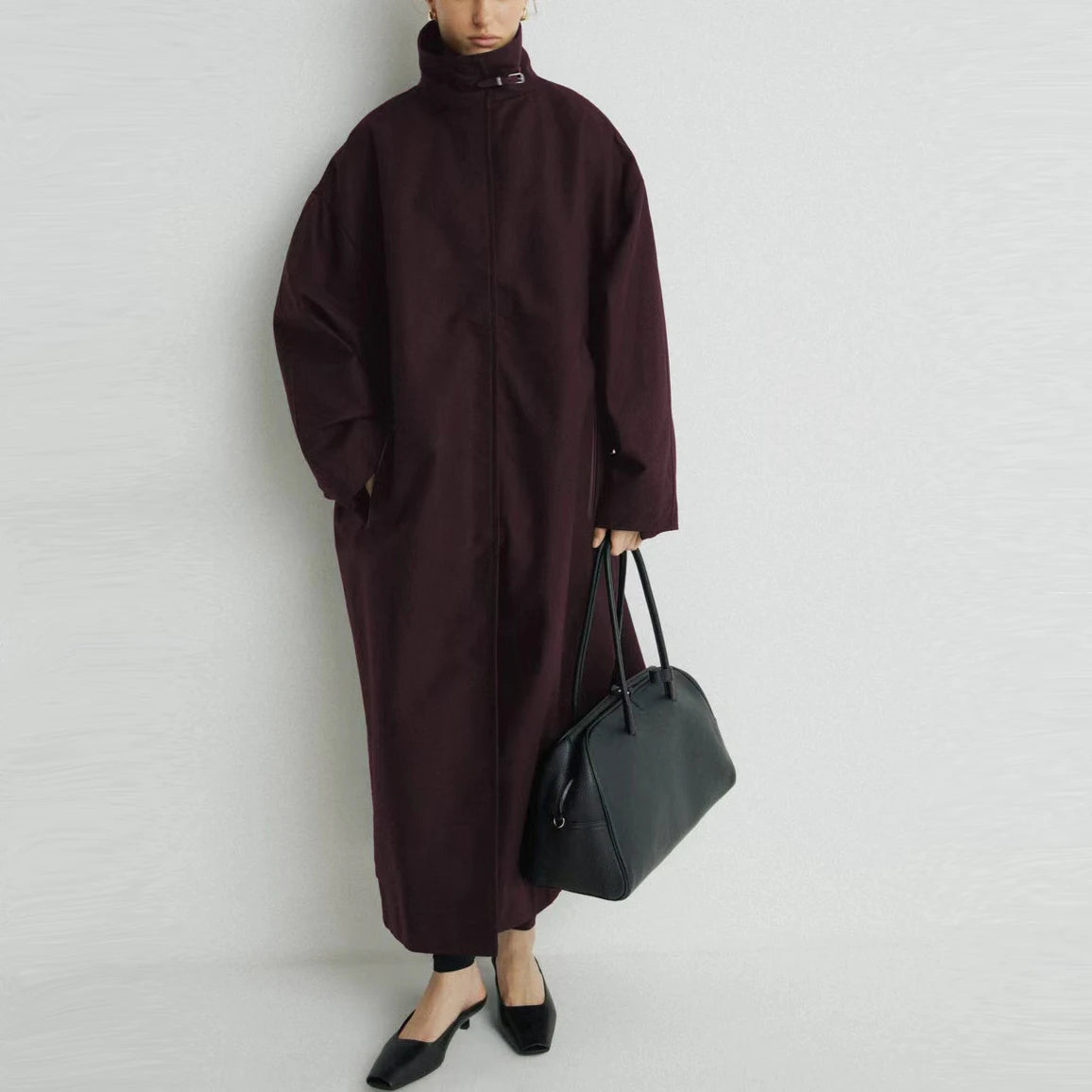 2025 Women Autumn Winter Oversized Trench Long coat Stylish Thick Warm Parkas